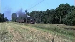 preview picture of video 'Parowóz Ty43 z pociągiem Kargowa-Wolsztyn - Zodyn 1997'