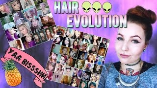 HAIR EVOLUTION // mojich 60+ farieb a účesov