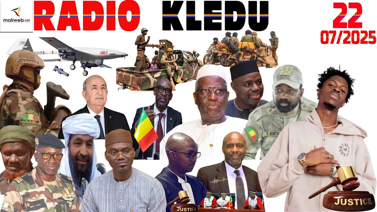 La Revue de Presse de la RADIO KLEDU du 22 Juillet 2025
