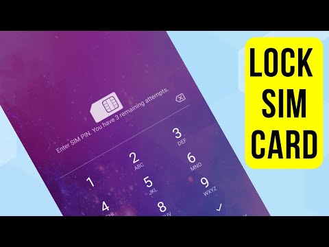 How To Set Up Sim Card Pin Lock