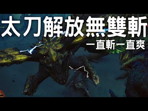 【荒野】太刀vs煌雷龍 🗡️ 解放無雙斬 !!  追求腎上腺素的武器 | PC #MonsterHunterWilds #魔物獵人荒野 #willwill #香港廣東話