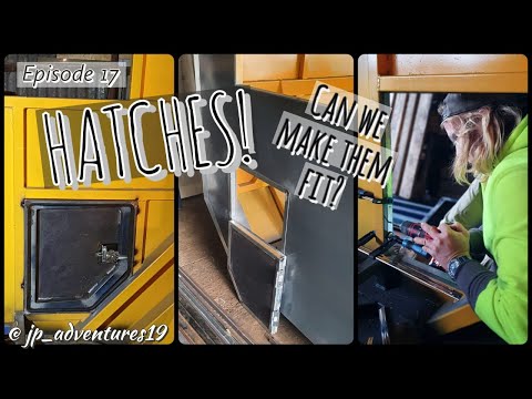 HATCHES! Can we make them fit? - DIY Camper Mercedes-Benz Unimog Expedition Vehicle (Eps. 17)