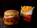 Roy Rogers Burgers Commercial 1987