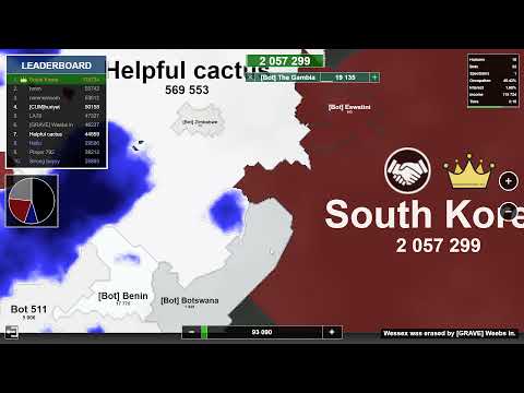 South Korea Winning Strategy! Territory Games io - Territorial IO