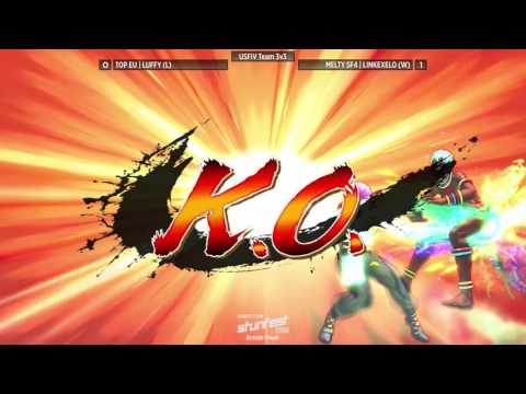USF4 3vs3: Melty SF4 vs Top EU - Grande Finale - Stunfest 2016