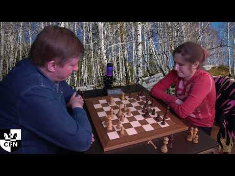 FM E. Kretov (2363) vs IM P. Shuvalova (2297). Chess Fight Night. CFN. Blitz