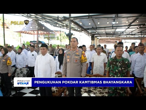 KAPOLRES SITUBONDO HADIRI PENGUKUHAN POKDAR KAMTIBMAS BHAYANGKARA