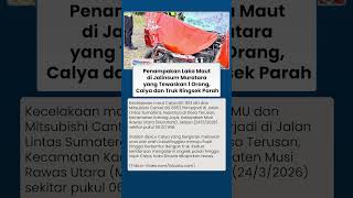 Mobil Calya dan Truk Ringsek Parah usai Terlibat Laka Maut di Jalinsum Muratara, Sopir Tewas