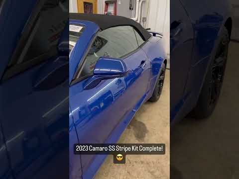 2023 Camaro SS Stripe Kit Complete! #camaross #camaro #carlover #cars #ss #ppf #automobile