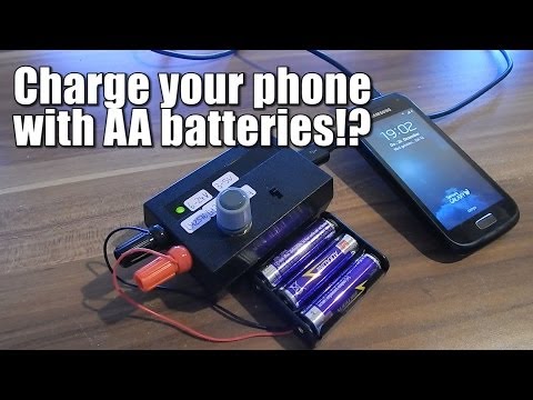 Charge your phone with AA batteries!?