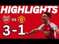 HIGHLIGHTS | Arsenal vs Manchester United (3-1) Martin Odegaard, Declan Rice, Gabriel Jesus.