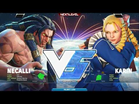 Street Fighter 5 Tournament: Next Level Battle Circuit V.25 - Alucard (Ryu; Necalli) v Smug (Karin)