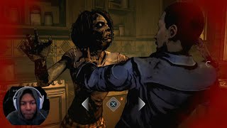 MY FIRST TIME PLAYING THE WALKING DEAD... Telltale Games The Walking Dead Gameplay