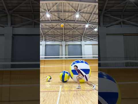 How many times can you go under a bouncing ball? 🏐🔥 #volleyball