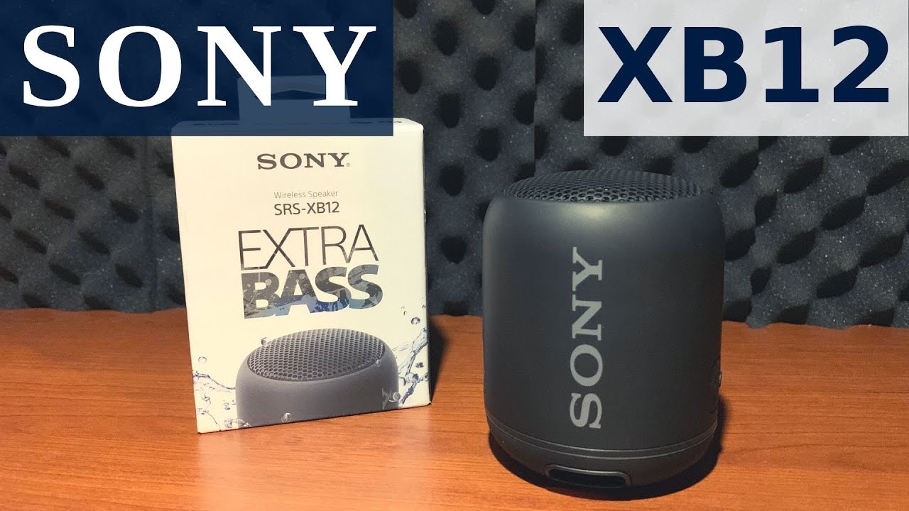 Портативная колонка Sony SRS-XB12, красный