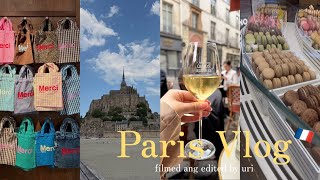パリvlog🇫🇷 | 40度越え💧灼熱のパリで王道観光地をすべて回る!💛 | 初のモンサンミッシェルも⛪️✨
