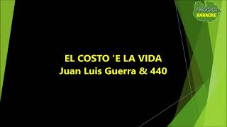 Juan Luis Guerra - El Costo de la Vida (Karaoke/Pista)