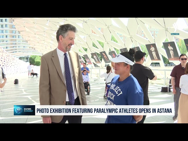 Photo exhibition featuring paralympic athletes opens in Astana