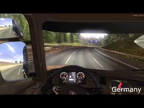 Euro Truck Simulator 2 Multiplayer | Europoort(NL) - Lublin(PL) TimeLapse