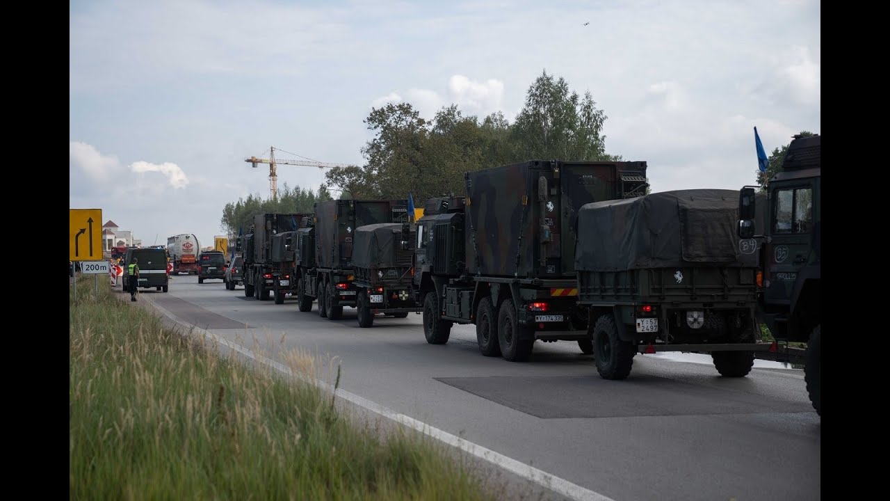 Lietuvos keliuose – Vokietijos brigados kariai: treniruosis, kaip kuo greičiau perdislokuoti pajėgas