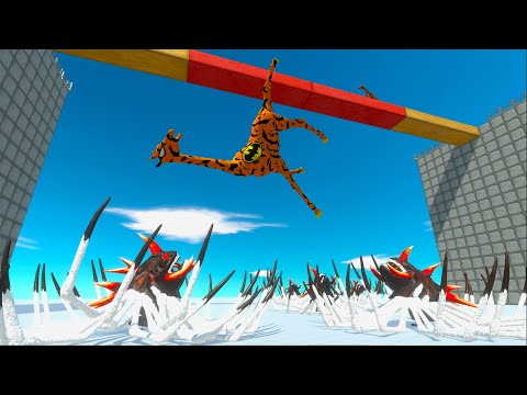 DON'T FALL FROM BRIDGE TO DEADLY TENTACLE - Animal Revolt Battle Simulator