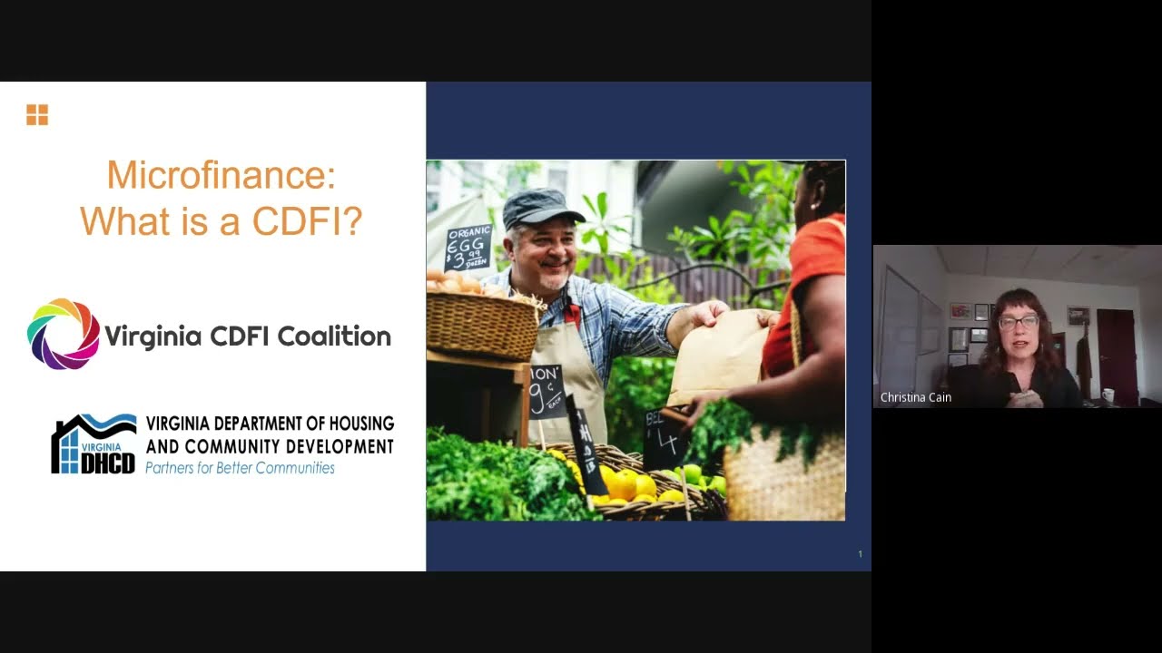 Microfinance Webinar: What is a CDFI