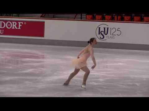 Olga Moshkova. Oberstdorf 2017. Bronze Ladies I FS. 3d place