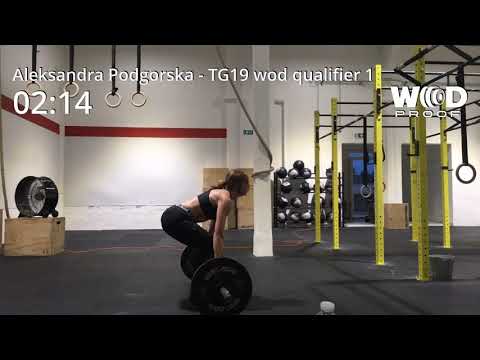 Aleksandra Podgorska TG19 wod qualifier 1