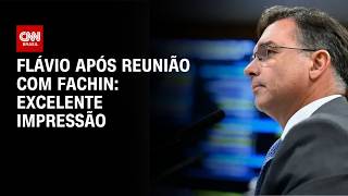 Vídeo: Flávio fala em “excelente impressão” após reunião com Fachin | BASTIDORES CNN