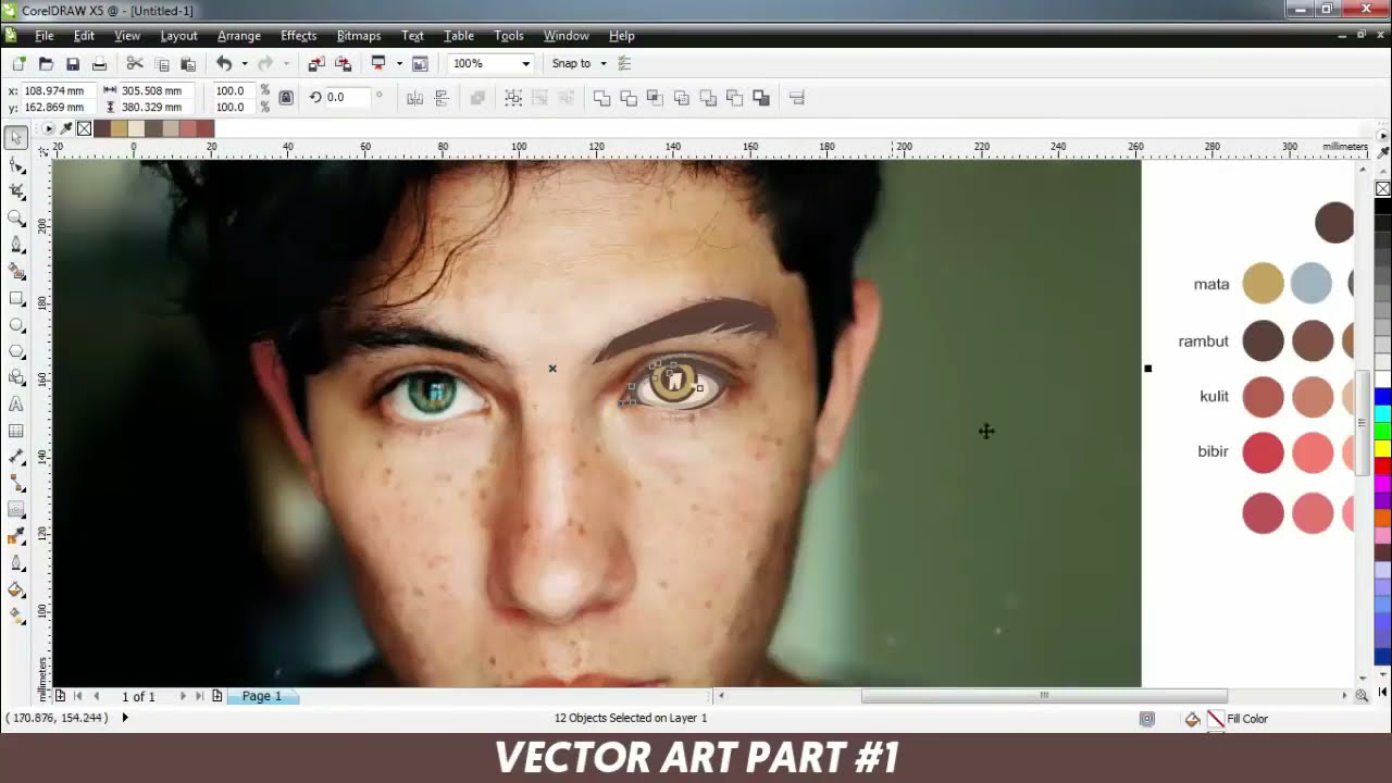 Tutorial How to Make Vector Eyes Tutorial Vector