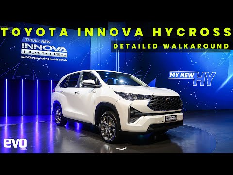 2023 Toyota Innova HyCross walkaround | Styling, Interior, Features, Engines | evo India