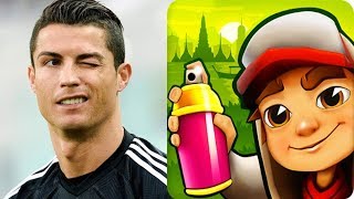 CROSS GAMEPLAY - Talking Tom Gold Run vs Lionel Messi vs Cristiano Ronaldo vs Subway Surfers