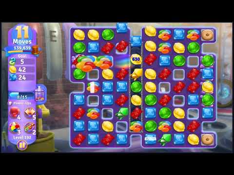 Wonka's World of Candy Level 192 - NO BOOSTERS + FULL STORY 🍫 | SKILLGAMING ✔️