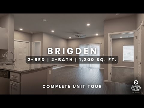 Coryell Commons Heights Bridgen Apartment Home Tour