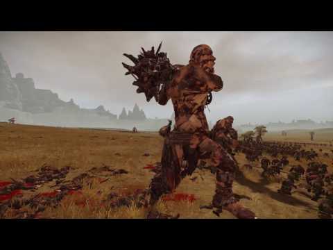 7000 SAVAGE ORC ARRER BOYZ vs 40 GIANTS - Total War: WARHAMMER