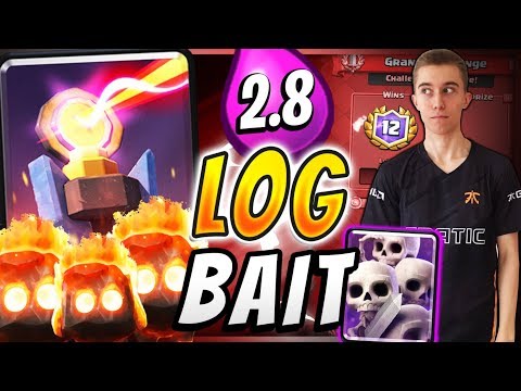 INFERNO LOG BAIT DECK w/  2.8 FAST CYCLE! — Clash Royale