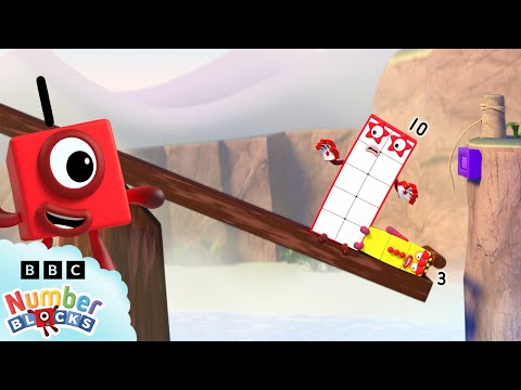 Puente de los Números | Juego de matemáticas para niños | 12345 | @Numberblocks en español