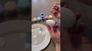 DIY Cute Minimalist Pastel Painted Easter Eggs | Lynn Mumbing Mejia #eastereggs #eastercrafts