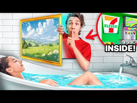 I Built A Secret 7-Eleven In My HOUSE!!