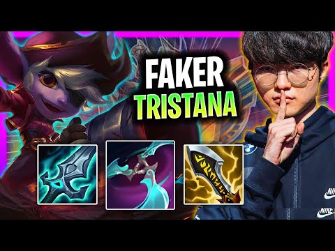 FAKER IS SO GOOD WITH TRISTANA! | T1 Faker Plays Tristana Mid vs Yasuo!  Season 2024
