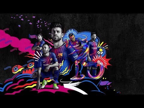 The new FC Barcelona kit for the 2017/18 season