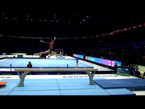 QIU Qiyuan (CHN)_2023 Artistic Worlds, Antwerp (BEL)_Qualifications_Balance Beam
