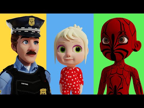 Familia de Superhéroes con Dedos & Carrera del Huevo Sorpresa | Mary - Rimas Infantiles y Canciones