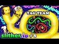 SLITHER.io #8: EAT MY DOTS QUICK! Father & Son Tag Team (FGTEEV Duddy & Chase Multiplayer Server)
