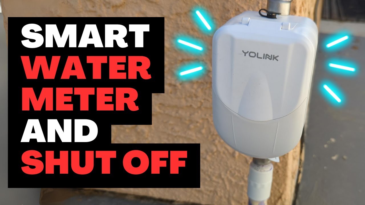 YoLink FlowSmart Smart Water Meter & Automatic Shut Off. Leak detection. How to install & Review