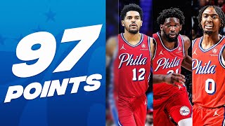 Tobias Harris - Tyrese Maxey - Joel Embiid - Philadelphia Sixers