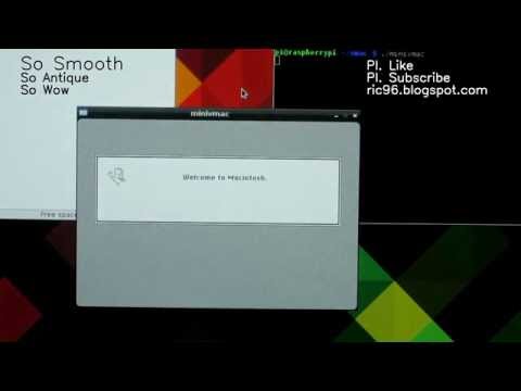Macintosh System 7 on RaspberryPi | RaspberryPi Demo