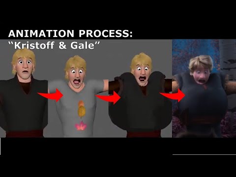Frozen 2 | Gale Interacts With Kristoff Shot Progression | Jacob Frey |@3DAnimationInternships