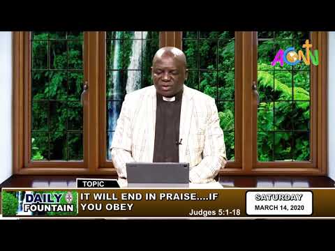 DAILY FOUNTAIN DEVOTIONAL FOR MARCH 14 2020 - THE VEN. RAMDI RAPHAEL WONOLE