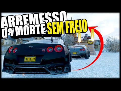 ARREMESSO da MORTE SEM FREIO SÓ de GTR - Forza Horizon 4 Online